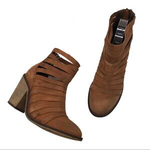 Free People Hybrid Strappy Leather Bootie - 37